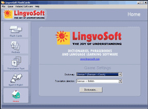 LingvoSoft FlashCardsGerman <-> Italian for Windows