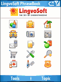 LingvoSoft PhraseBook English <-> Spanish for MS Smartphone