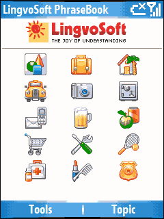 LingvoSoft PhraseBook Italian <-> French for MS Smartphone