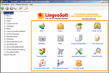 LingvoSoft Learning Voice PhraseBook Dutch <-> Swedish for Windows