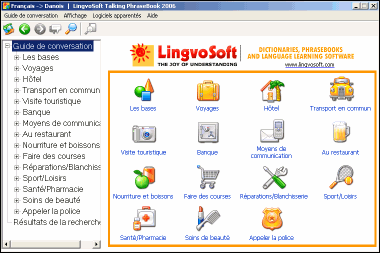 LingvoSoft Learning Voice PhraseBook French <-> Danish for Windows