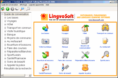 LingvoSoft Learning PhraseBook  French <-> Korean for Windows