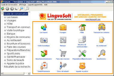 LingvoSoft Learning PhraseBookFrench <-> Vietnamese for Windows