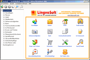 LingvoSoft Learning PhraseBook German <-> Dutch for Windows