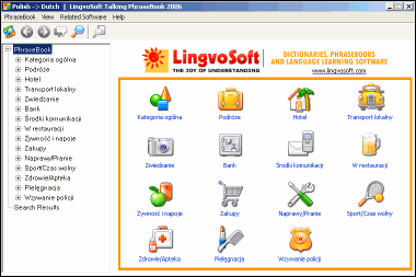 LingvoSoft Learning Voice PhraseBookPolish <-> Dutch for Windows
