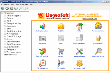 LingvoSoft Learning Voice PhraseBook Polish <-> Portuguese for Windows