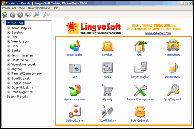 LingvoSoft Learning Voice PhraseBook Turkish <-> Dutch for Windows