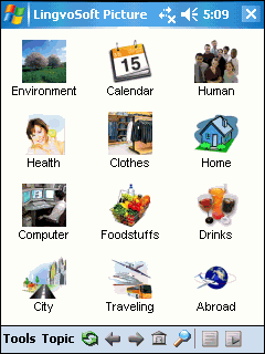 LingvoSoft Talking Picture Dictionary English <-> Chinese Mandarin Simplified for Pocket PC