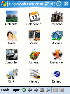 LingvoSoft Picture DictionaryItalian <-> French for Pocket PC