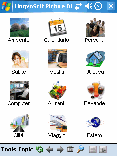LingvoSoft Talking Picture Dictionary Italian <-> Polish for Pocket PC