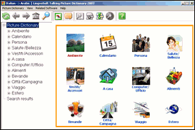 LingvoSoft Talking Picture DictionaryItalian <-> Arabic for Windows