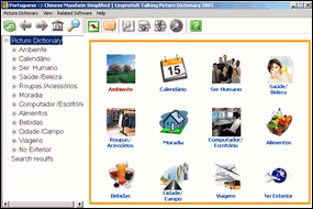 LingvoSoft Picture Dictionary Portuguese <-> Chinese Mandarin Simplified for Windows