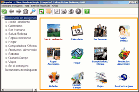 LingvoSoft Diccionario en Imgenes espaol <-> chino mandarin simplificado para Windows