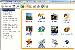 LingvoSoft Talking Picture Dictionary Vietnamese <-> Chinese Mandarin Traditional for Windows