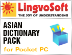 LingvoSoft Asian Dictionary Pack for Pocket PC