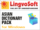 LingvoSoft Asian Dictionary Pack for Windows