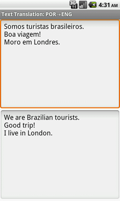 Ectaco English <-> Portuguese Full Text Translator for Android