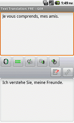 Ectaco English <-> German <-> French Full Text Translator for Android