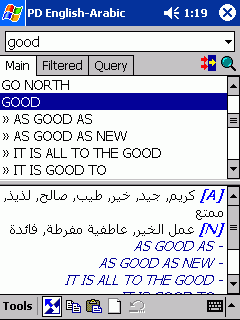 ECTACO English <-> Arabic Partner Dictionary for Pocket PC