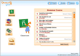Spanish Language Learning Interactive Software for Windows